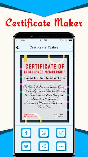 Certificate Creator - Templates & Design Maker screenshot 4