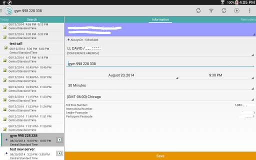 Conference America Mobile screenshot 6