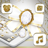 Platinum Gold Diamond Bowknot Theme icon