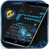 Future AI tech keyboard icon