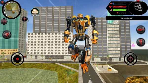 Angry Robot Shark - Transform Robot Shark Games screenshot 2