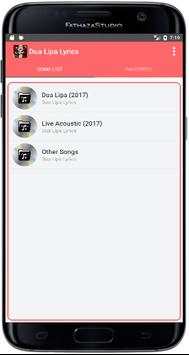 Dua Lipa all songs Lyrics - Full Offline screenshot 3