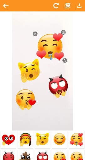 Emoji editor Stickers, EmojiSet crear emojis स्क्रीनशॉट 6