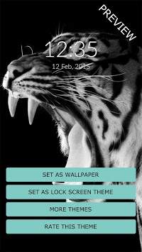 Angry Tiger Wall & Lock скриншот 2