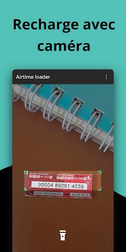 Scanner de carte de recharge. screenshot 1