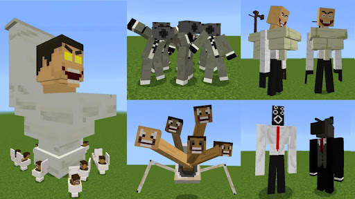 Skibidi Toilet mods Minecraft screenshot 3