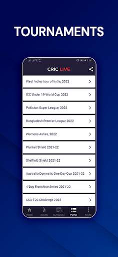 CricLive: Live Score Update screenshot 4