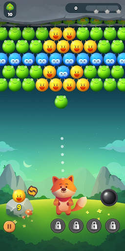 Fox Bubble Shooter - Bubble Game 4 تصوير الشاشة