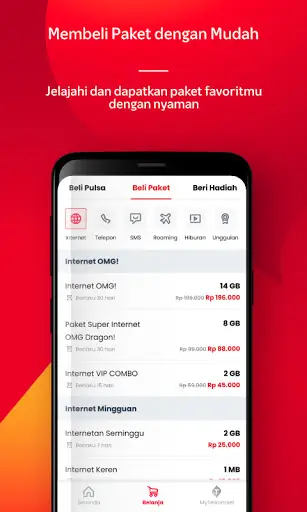 MyTelkomsel Lite – Mudah Cek Kuota & Beli Paket screenshot 5