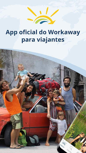 O app Workaway para viajantes screenshot 1
