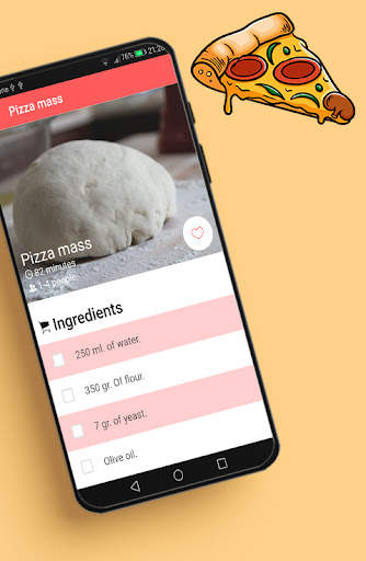 Dough and pizza recipes 11 تصوير الشاشة