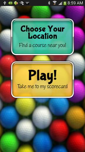 My Mini Golf Scorecard screenshot 1