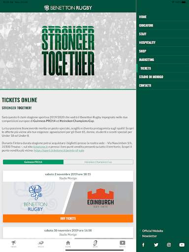 Benetton Rugby Official App screenshot 13