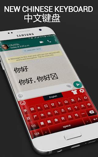 Chinese Keyboard- Chinese English keyboard स्क्रीनशॉट 5
