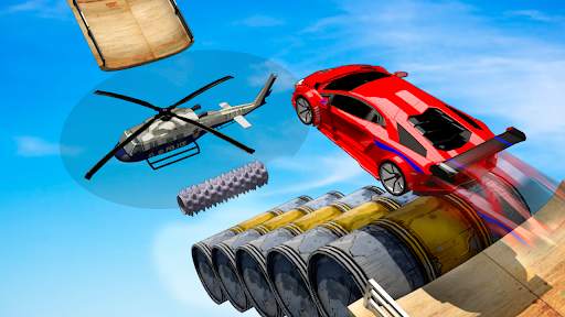 Mega Ramp Cars Racing : Impossible Ramp Car Stunts screenshot 2