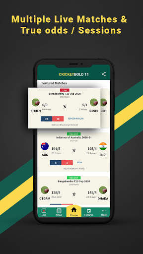 Cricket Bold 11 : Live Line & Score screenshot 2