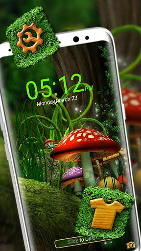Mushroom Forest Launcher Theme screenshot 3