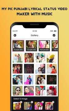 My Pic Punjabi Lyrical Status Maker with Music screenshot 2