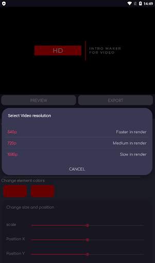 Intro video maker  &  Editor video HD screenshot 2