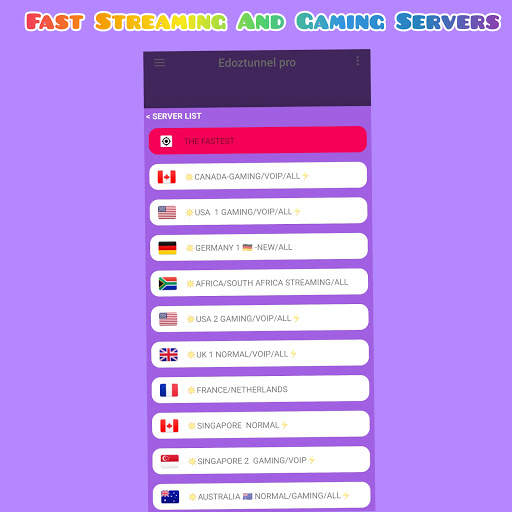 Edoztunnel Pro - Unlimited VPN screenshot 5