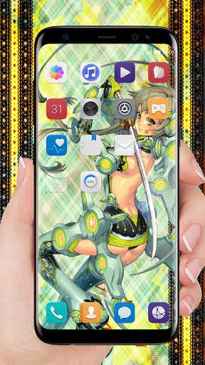 Female warrior live wallpaper theme screenshot 1