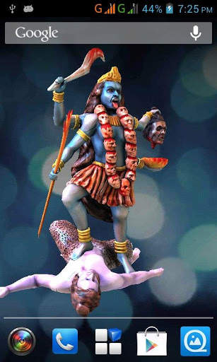 3D Maa Kali Live Wallpaper screenshot 2