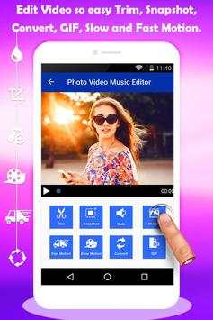 Video Editor - Music, Cut, Mix Video screenshot 1