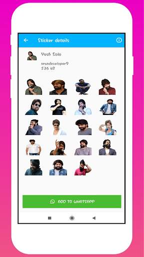Kgf Yash Stickers screenshot 7