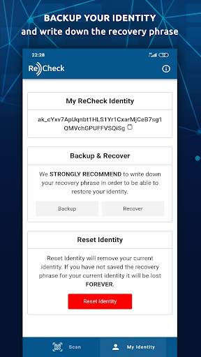 My ReCheck screenshot 2