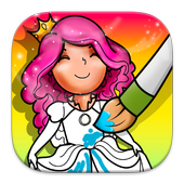 Princess Coloring Game icon