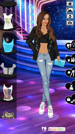 Rihanna Dress up game screenshot 2