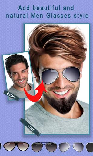 Man beard: Handsome Men photo editor, tattoo screenshot 8