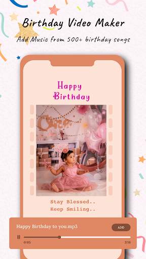 Birthday Video Maker With Song screenshot 4