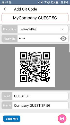 WiFi QR Code Generate & Connect screenshot 4