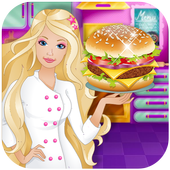 Princess Ellie Cooking Burger icon