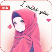 Cute Hijab Girl Stickers 2020. Islamic wastickers. on 9Apps