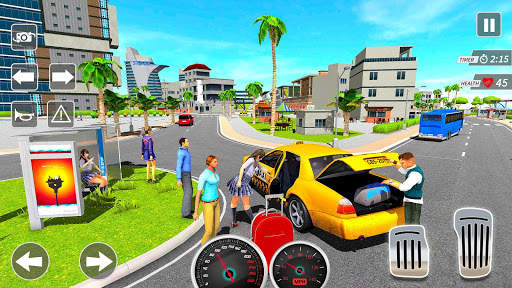 Taxi Driving Simulator City Car New Games 2021 screenshot 7