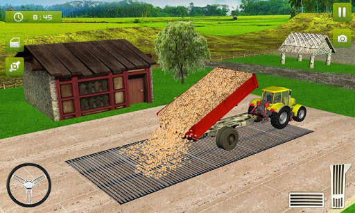 Real Farming Tractor Trolley Simulator; Game 2019 screenshot 6