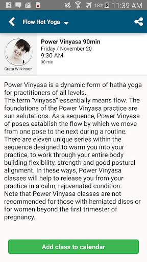 Flow Hot Yoga screenshot 4