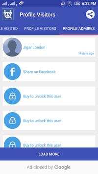 Profile Visitors For Facebook screenshot 2