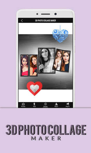 3D photo collage maker 7 تصوير الشاشة