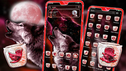 Wolf Launcher Theme screenshot 1