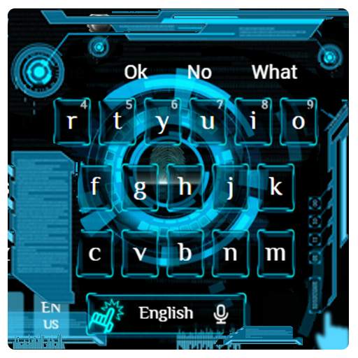 Blue Science Technology Keyboard 10001005