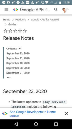 Play Services Update Info (2020) screenshot 5