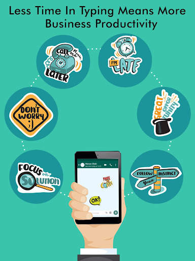 Business Chats Stickers - WAStickerApps screenshot 3