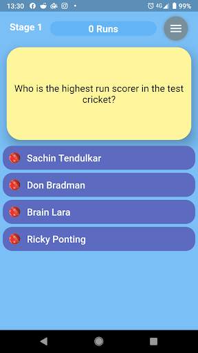 Howzat - Cricket Quiz screenshot 6