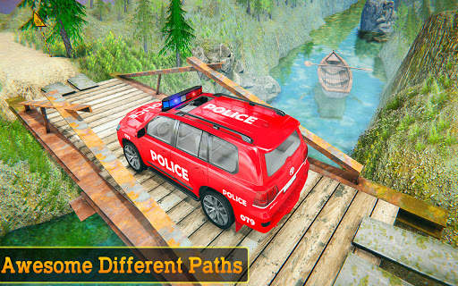 Offroad Police Jeep 4x4 Driving & Racing Simulator screenshot 3