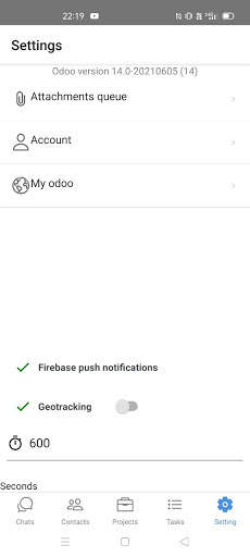 Odoo messenger скриншот 7