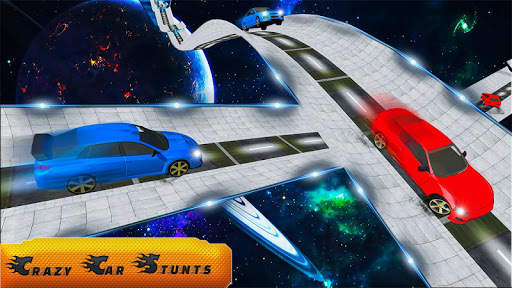 Crazy Car Driving 2020: Impossible Sky Tracks screenshot 3