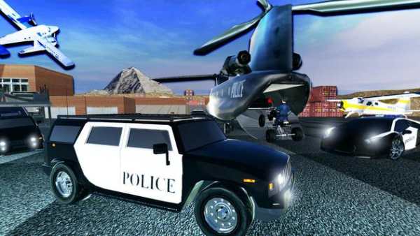 US Police Limousine Car & Bike Transporter screenshot 1